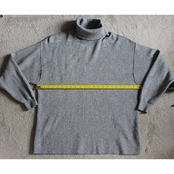 Free People - Softly Structured Turtleneck Tunic in Grey, sz Medium - Picture 7 of 11